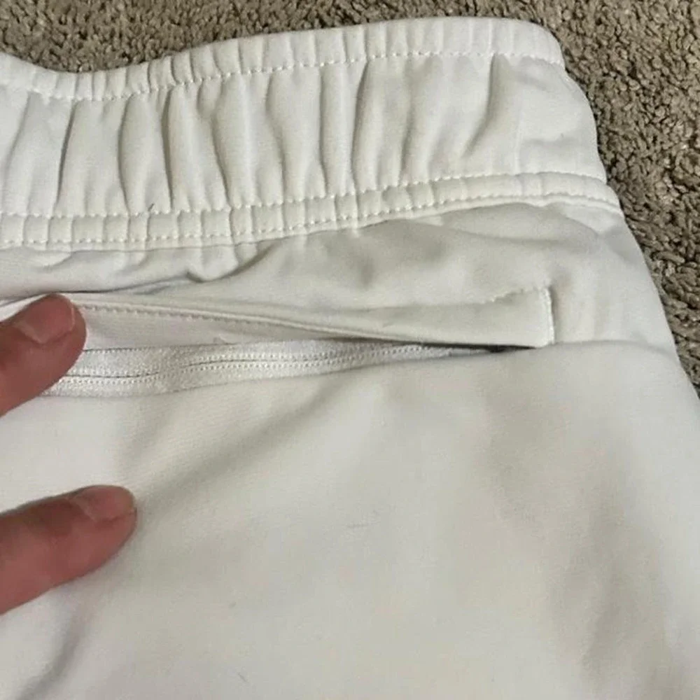 Nike White Tennis/track pants‎ Pockets Large EUC